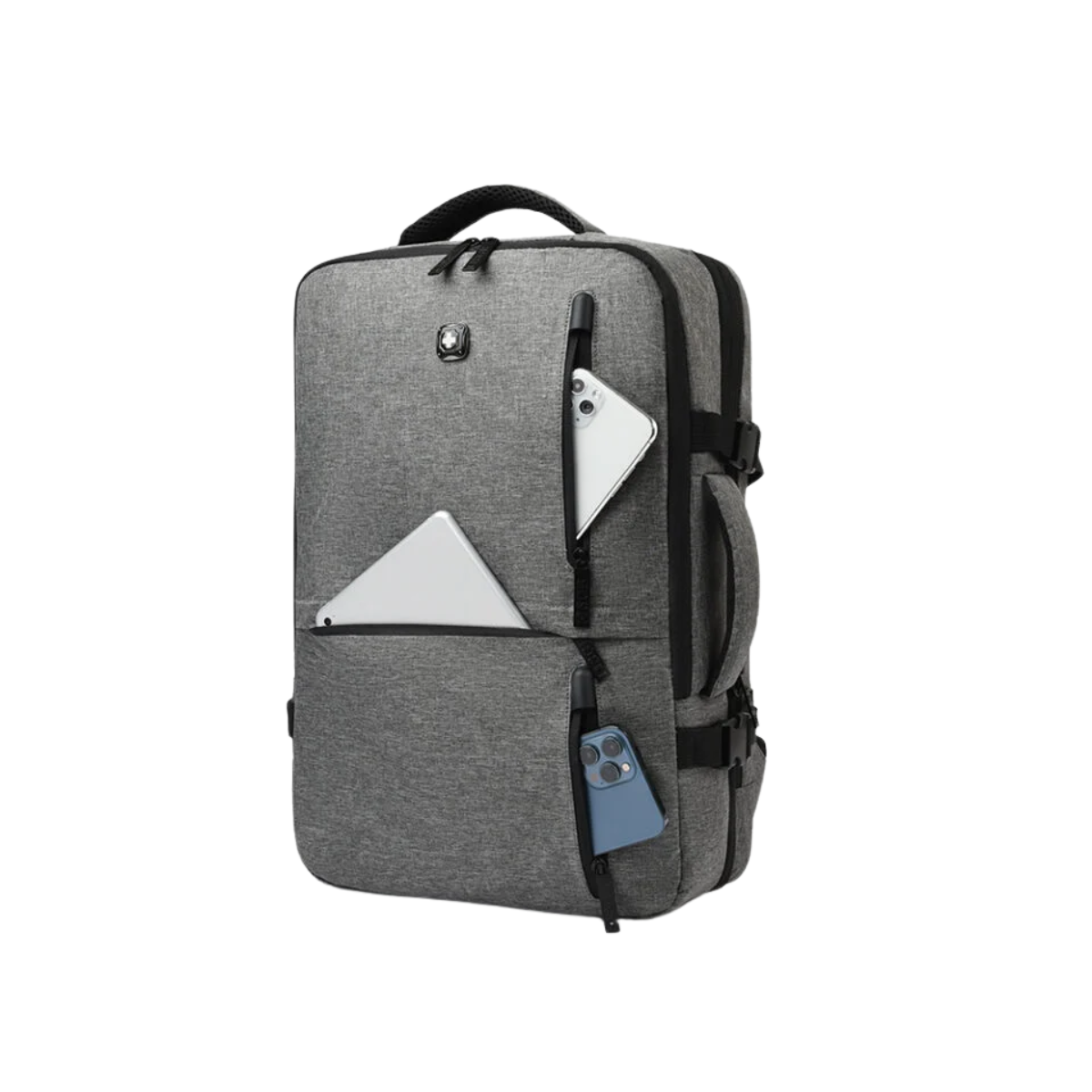 תיק גב למחשב נייד 15 אינץ' עם USB מטען