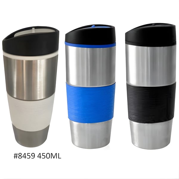 כוס תרמית יוקרתית בלבן/שחור לשמירה על חום