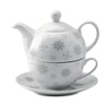 Sondrio Tea Set with Designer Teapot and Ceramic Cup