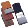 Luxury Aluminum and Leather Business Card Holder by Gavoni