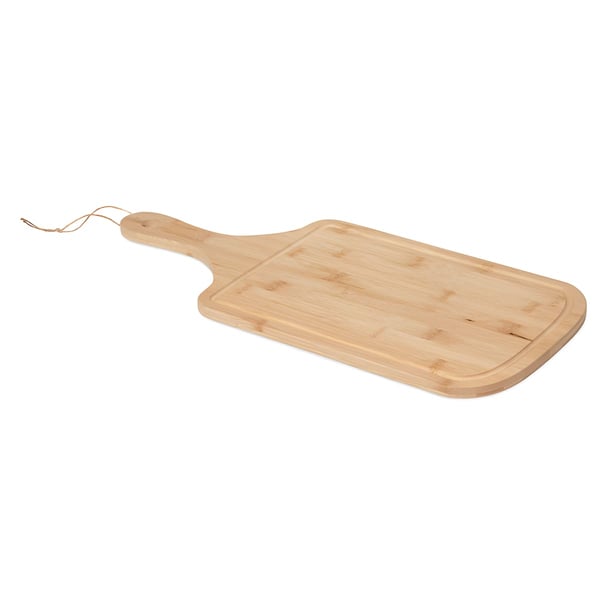 Natural Bamboo Serving Board with Jute Rope
