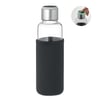 Smart Hydration Reminder Borosilicate Glass Bottle