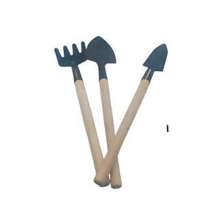 סט כלי גינון מיניאטורי עם שפריצר כיס ירוק