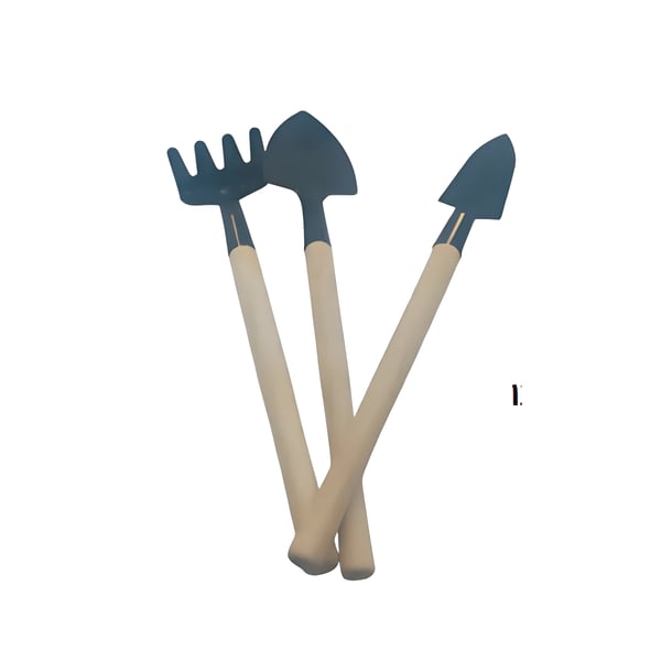 סט כלי גינון מיניאטורי עם שפריצר כיס ירוק