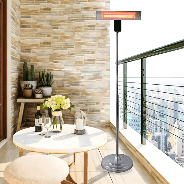 Standing Heater with Remote Control by SEMICOM