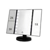 Desktop Makeup Mirror with Magnification and LED Light