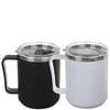 Stainless Steel Thermal Mug 350ml with Handle and Acrylic Lid
