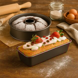 ערכת אפייה פרימיום לעוגות עם תבנית איכותית