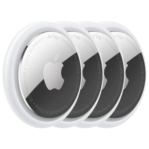 מארז נסיעות מושלם: 4 יחידות AirTag של Apple עם תיק מתקפל