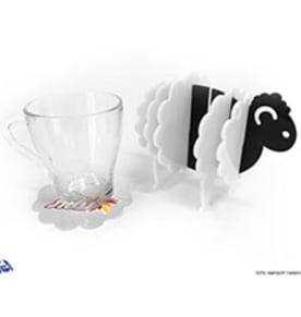 מעמד תחתיות מעוצב בצורת כבשה