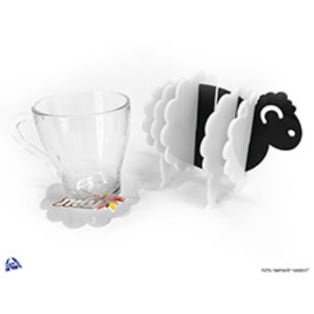 מעמד תחתיות מעוצב בצורת כבשה