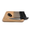 Premium ARCOS Knife Set with Sharpener & Bamboo Board