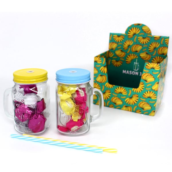 סט צנצנות עם פרלינים - מתנה עסקית עם נגיעה של יוקרה