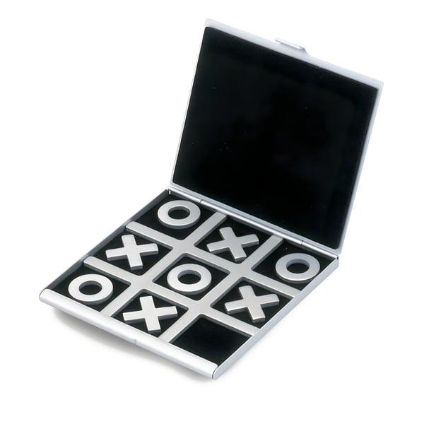 Metal Tic-Tac-Toe Game for Leisure Time