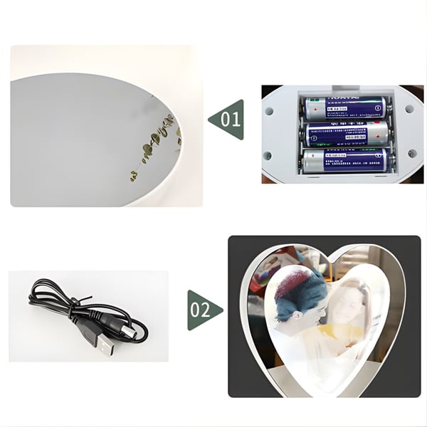 Heart-Shaped Picture Frame for Home Décor