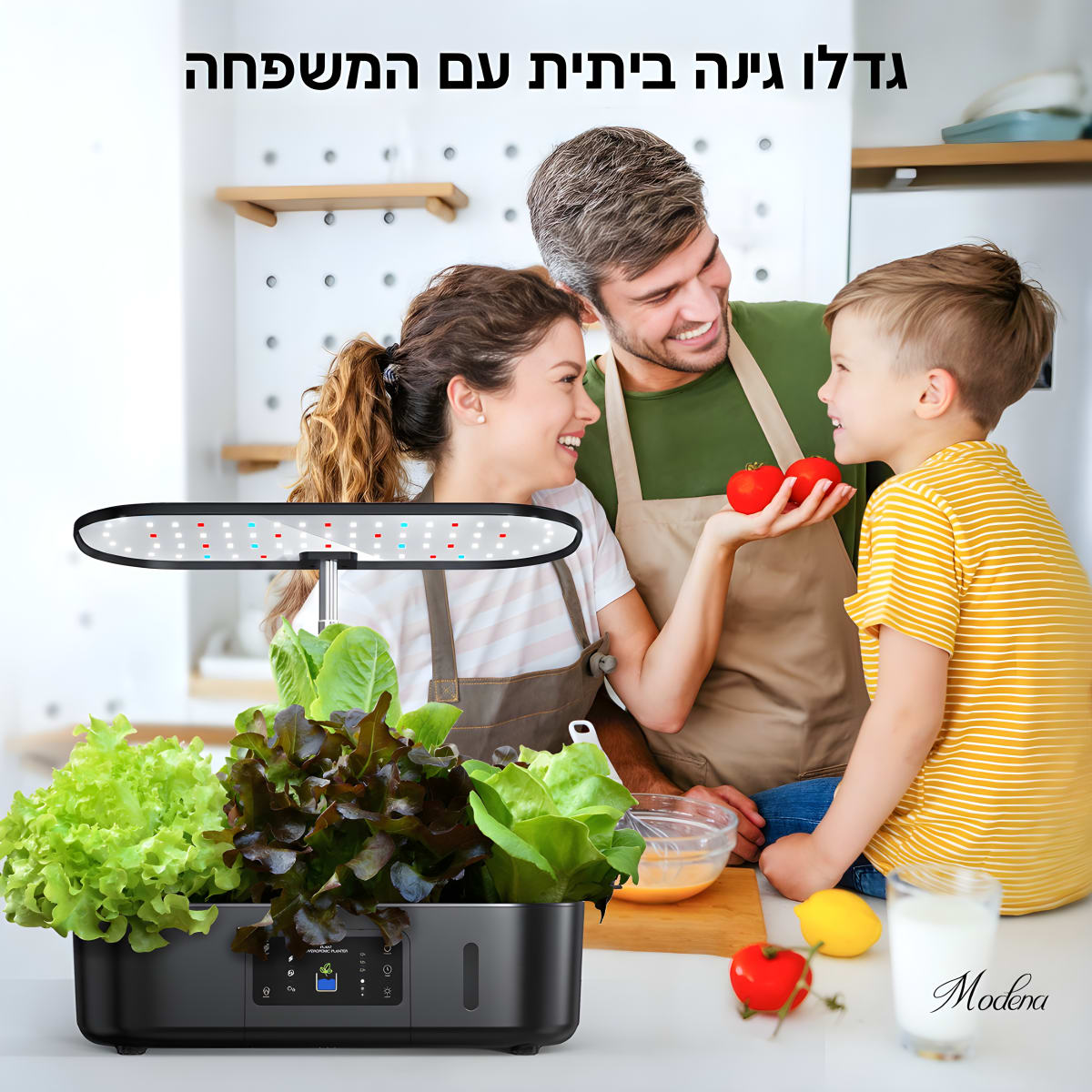 ערכת גידול הידרופוני מתקדמת למטבח מבית מודנה