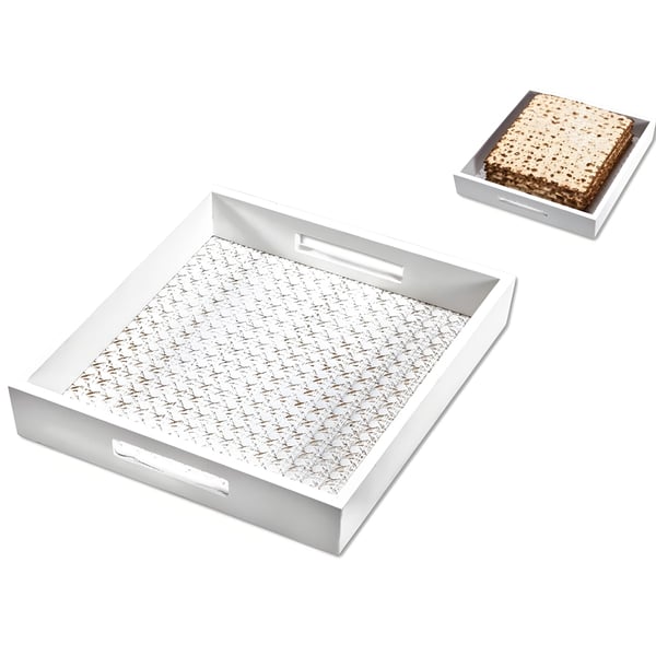 מגש עץ מרובע להרמוניה במטבח