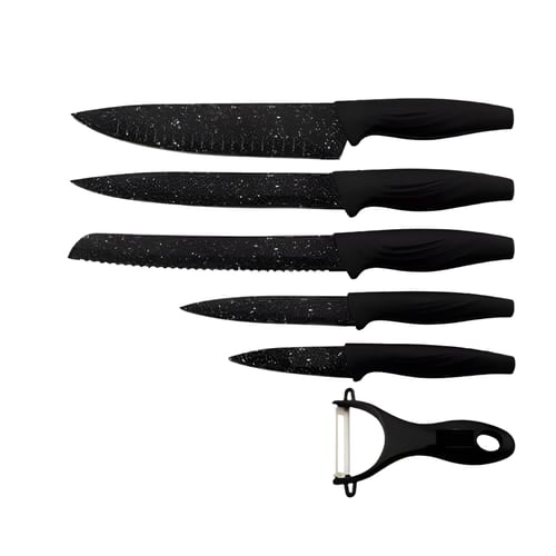 סט מתנה סכינים וקולפן מקצועיים למטבח באריזה מהודרת