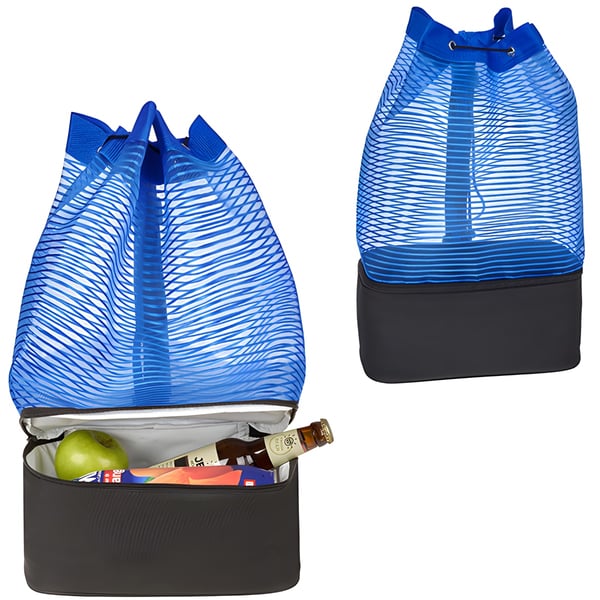 תיק חוף משולב עם צידנית קומפקטית