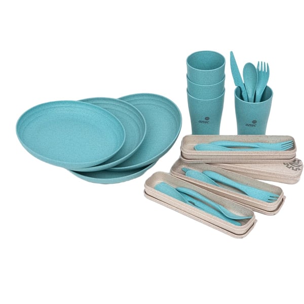 סט כלים לפיקניק ידידותי לסביבה רב פעמי