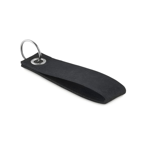 Eco-Friendly Rectangular RPET Felt Key Ring