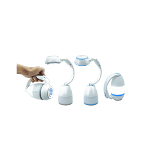 "לומינה" מנורת שולחן מתקפלת עם פנס נישא וטעינה USB