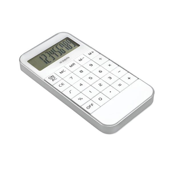 Compact 10-Digit Digital Calculator with Battery Included