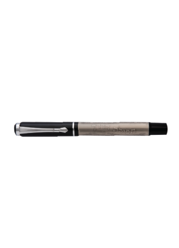Elegant Silver Roller Pen with Traveler's Prayer