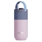 בקבוק תרמי נירוסטה 900 מ"ל עם קש סיליקון מבית ASOBU