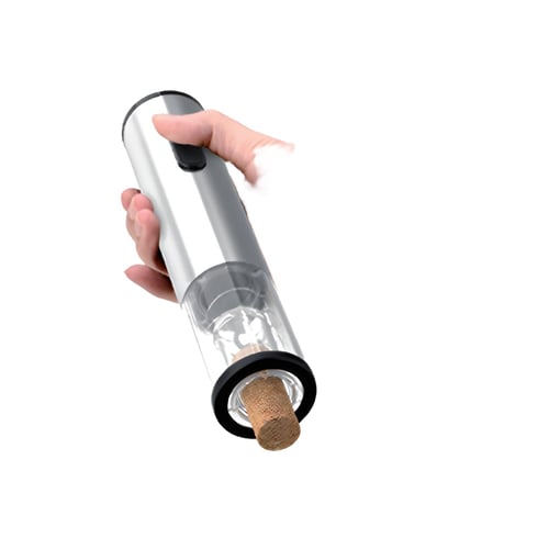 סט פותחן יין חשמלי מנירוסטה עם משאבת וואקום