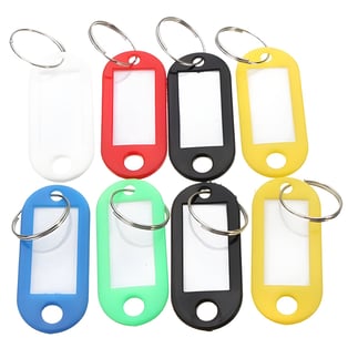 מחזיקי מפתחות עם תווית זיהוי נוחה