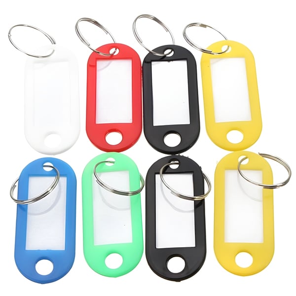 מחזיקי מפתחות עם תווית זיהוי נוחה