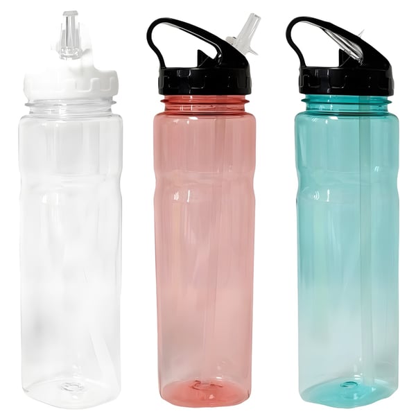 בקבוק שתיה מעוצב 750 מ"ל עם פיה מתכווננת