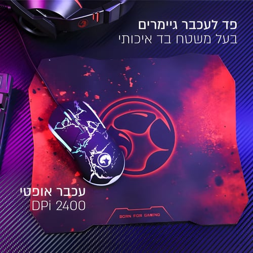 חבילת גיימרים מקצועית: כיסא ארגונומי וערכת גיימינג מבית SPIDER