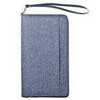 Elegant Document Bag with Portable Battery Connection - Ocean