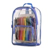 מגוון  תיק גב שקוף לילדים - כחול