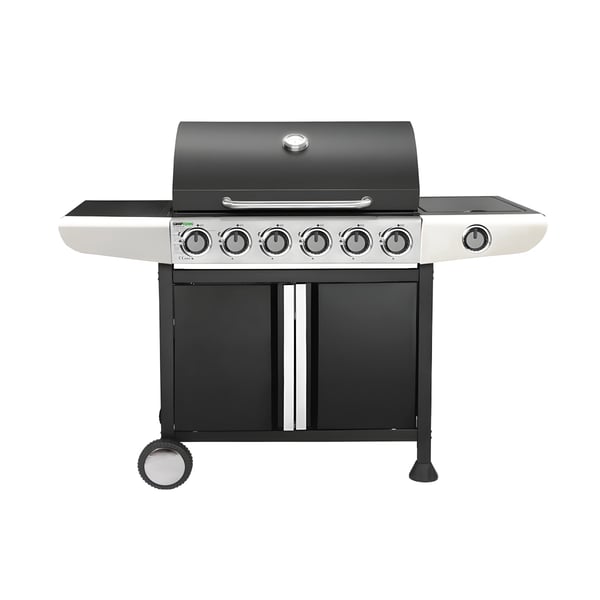 Arizona Gas Grill with 6 Burners & Side Cooker - CAMPTOWNN