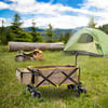 Wide Wheel Terrain Cart with Cooler GN RIDGIDOME by Go Nature