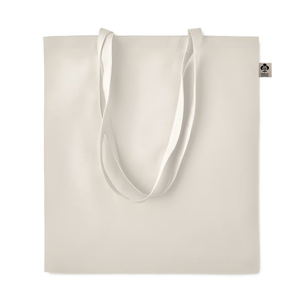 Organic Cotton Tote Bag with Long Handles