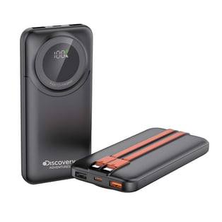 Powerful 10,000mAh Portable Charger by Discovery with Fast Charging