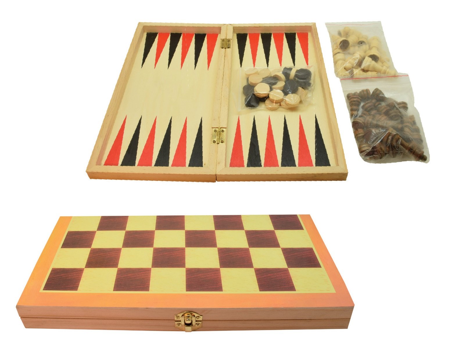 סט משחקי לוח מעץ - מתנה עסקית מושלמת