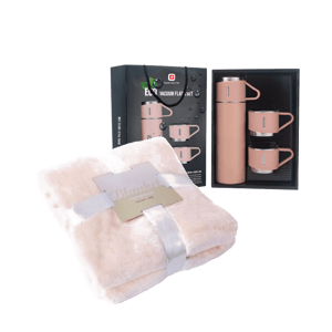 מארז יוקרתי לשמירה על חום עם תרמוס וכירבולית