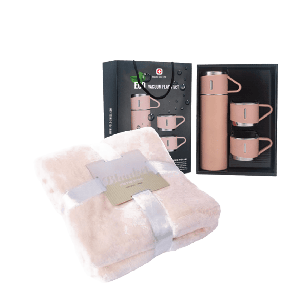 Luxury Heat Retention Set with Thermos and Blanket