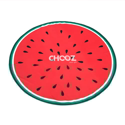 מגבת חוף עגולה קוטר 1.4  בעיצובי פירות , הדפס צבעוני מלא