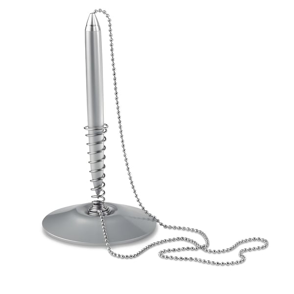 Aluminum Barrel Pen with Stand and Cord