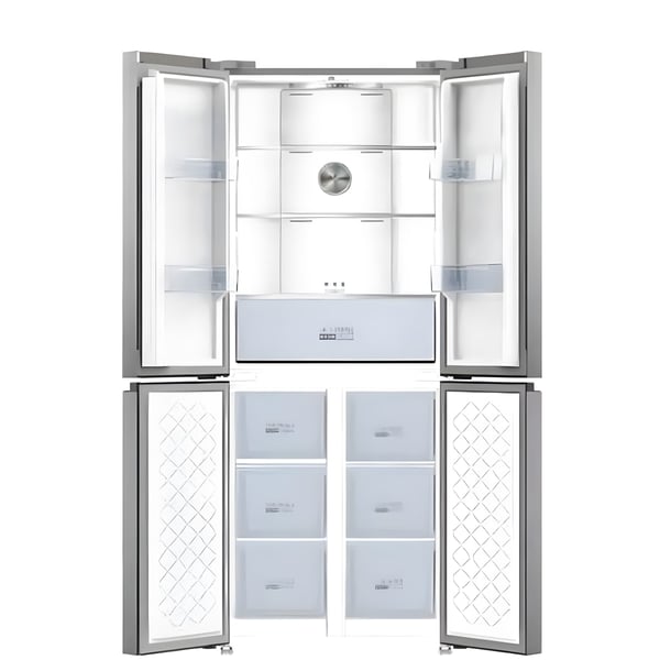Luxury Cream Glass Door Refrigerator 3 Liter LX