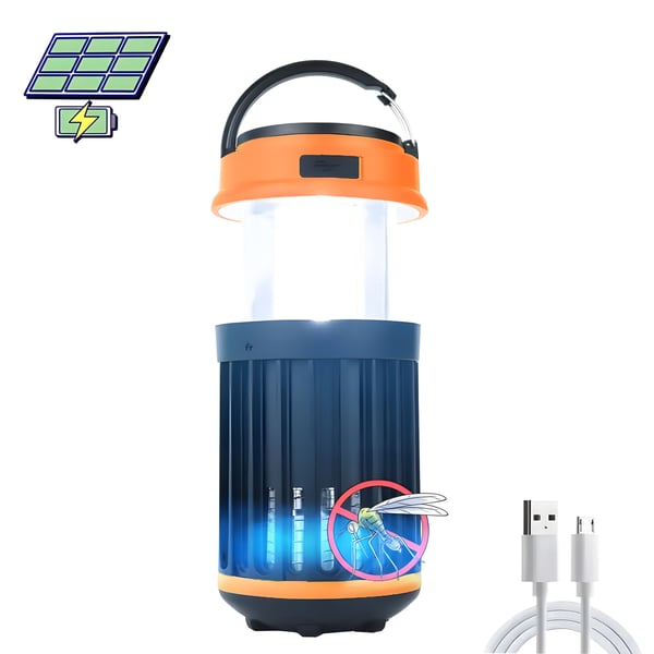 Rechargeable Mosquito Killer for Camping with LED Light by DISCOVERY