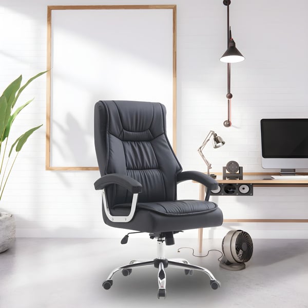 כיסא מנהלים ארגונומי מעור דגם SUPERVISOR מבית ד"ר גב