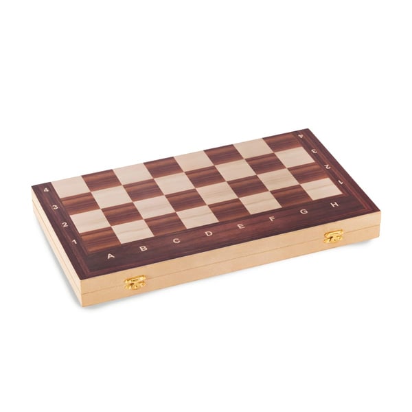 Marrakesh Wooden Backgammon and Checkers Board