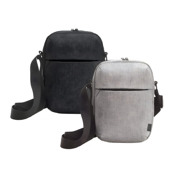 Stylish Ombre Shoulder Bag in Mélange Fabric